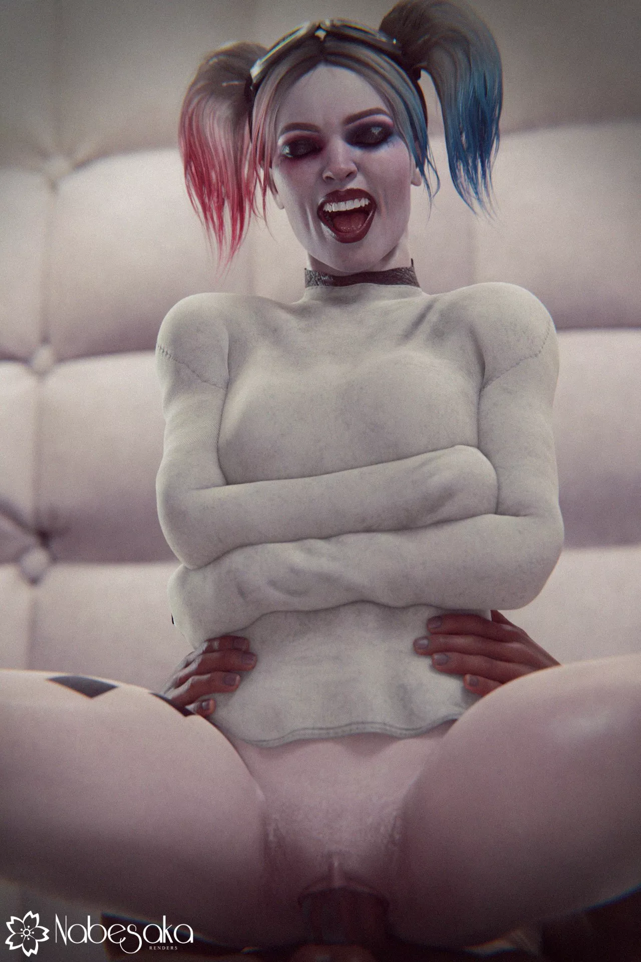 Harley Quinn - Sticking Your Dick in Crazy (Nabesaka Renders) posted by Kuro-Oji