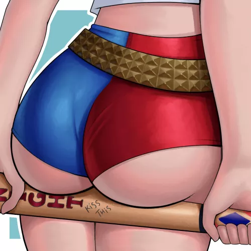 Harley Quin's booty (plushycarrie) by ObserveAndHerve
