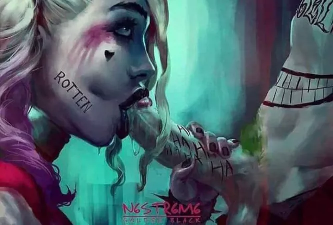 Harley sucking off Joker by GreenLion89