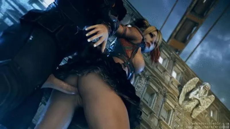 Harley taking it up the ass for nightwing by Short-Gift