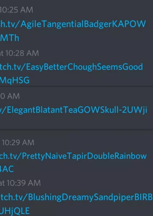 Has anyone ever noticed the link to their clips..?!? Not disappointed! 🤣😂 by Spexxie