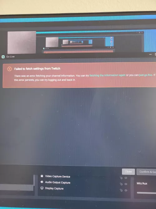 Has this happened to anyone else? I've changed my stream key multiple times and still can't go live. Idk what to do at this point I'm not very experienced with streaming by OiSkunkDaddy