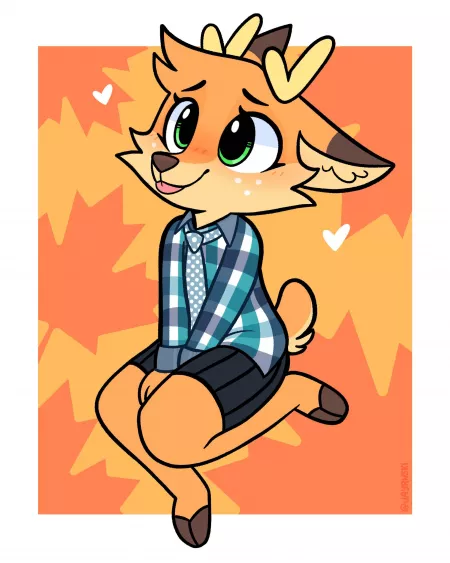 Have a forest puppy! 🍁 (@jayrnski) by JayInDisarray