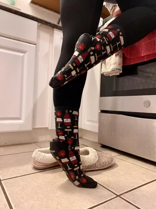 Have a glass with me and my cute 🍷 socks 🥰 by MrsMillerz