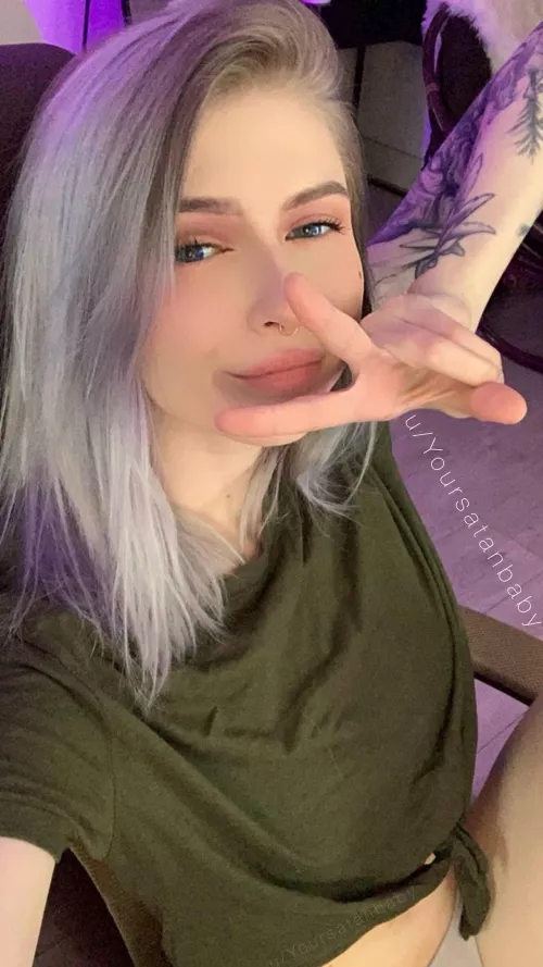 Have a nice weekend 🤗😘💜 by Yoursatanbaby