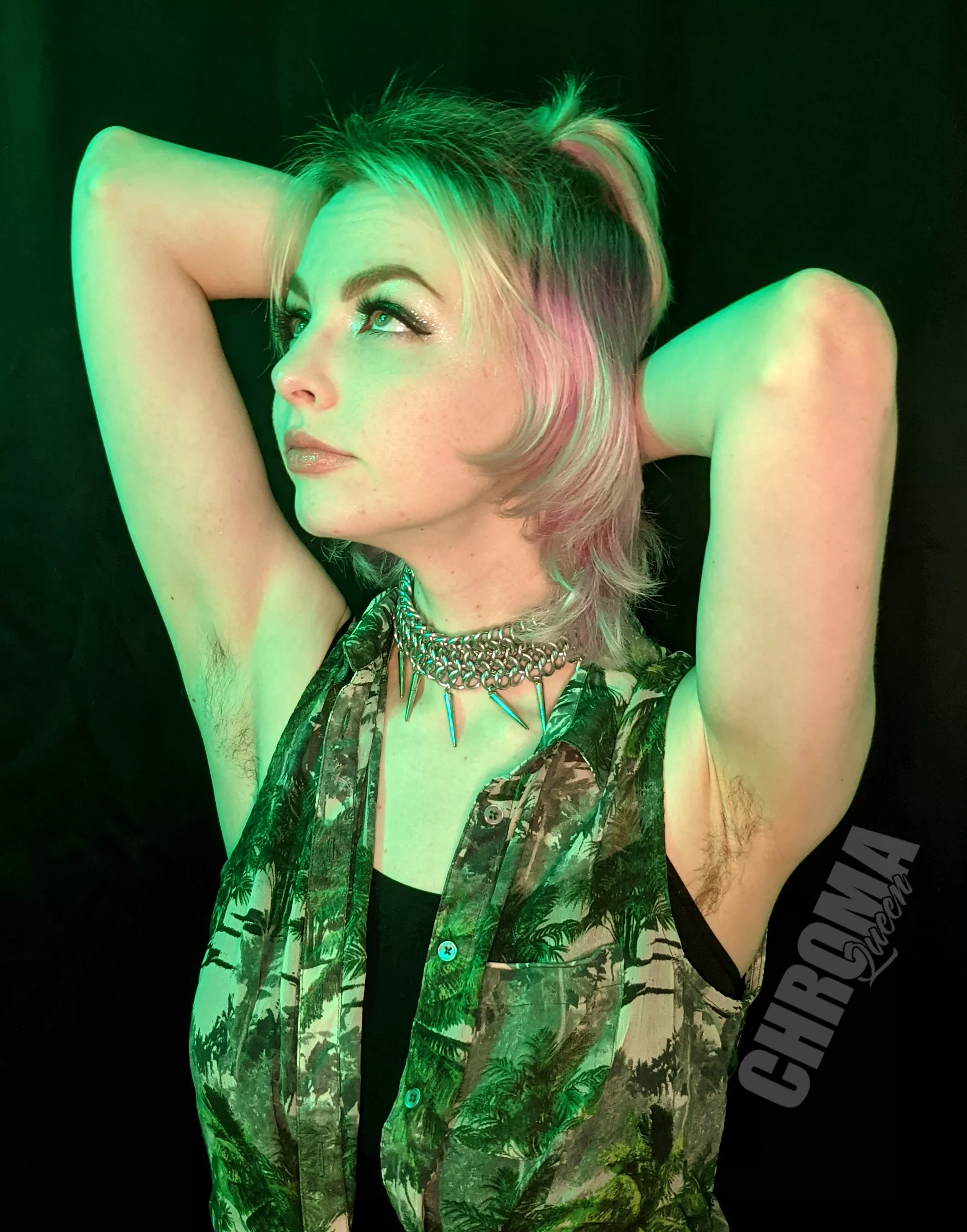 Haven't shaved in over 6 years! 💚 posted by ChromaQueen420