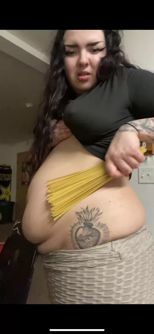 having a midnight snack, two boxes of noodles i guess 😯😅 [OC] [23] by assholeprojection