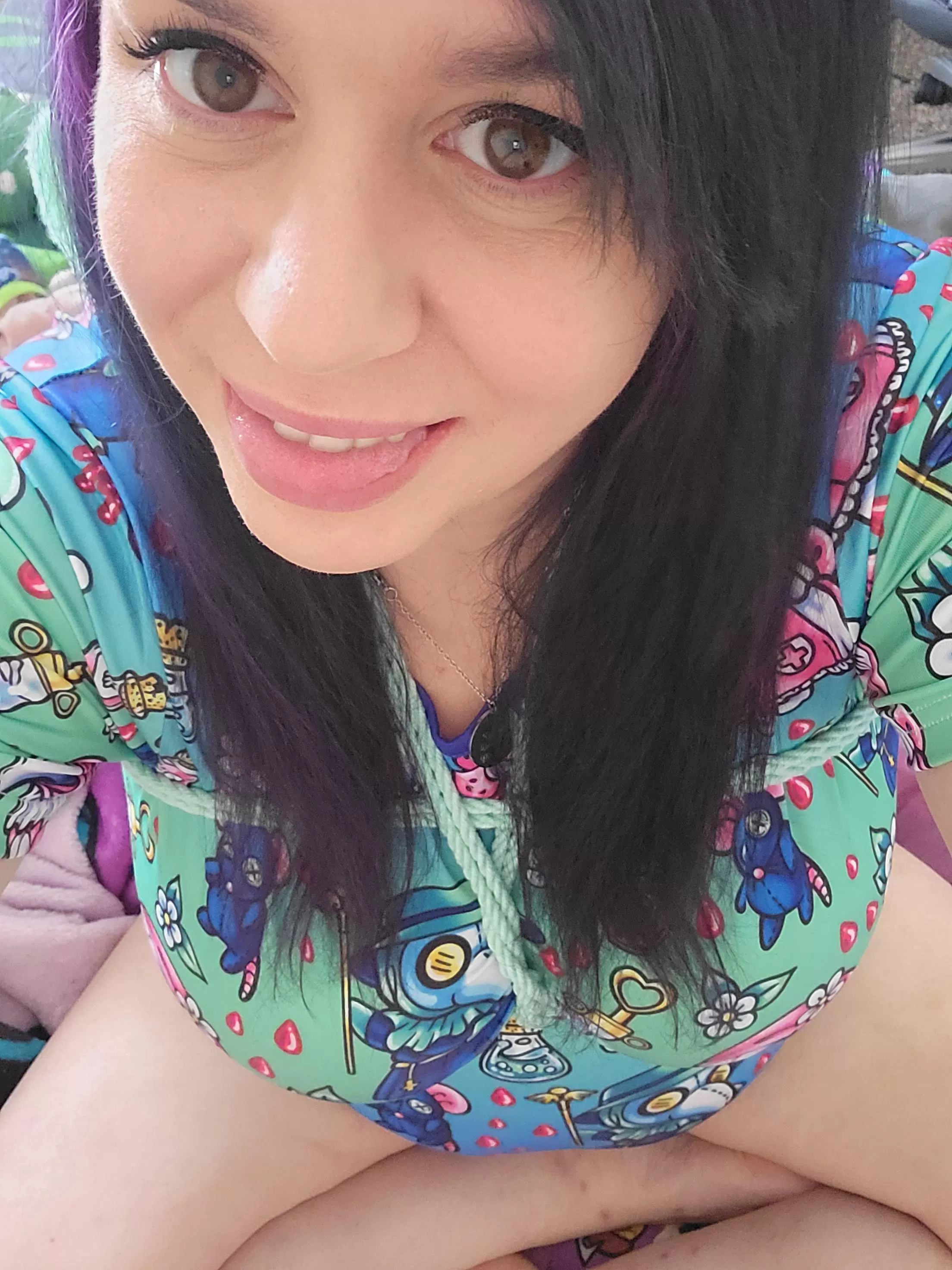 Having a silly moment 🤭💕 posted by spookylilprincess