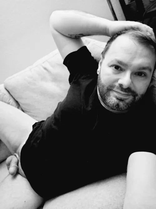 Having An Artsy Wank. by OuijaBeard_