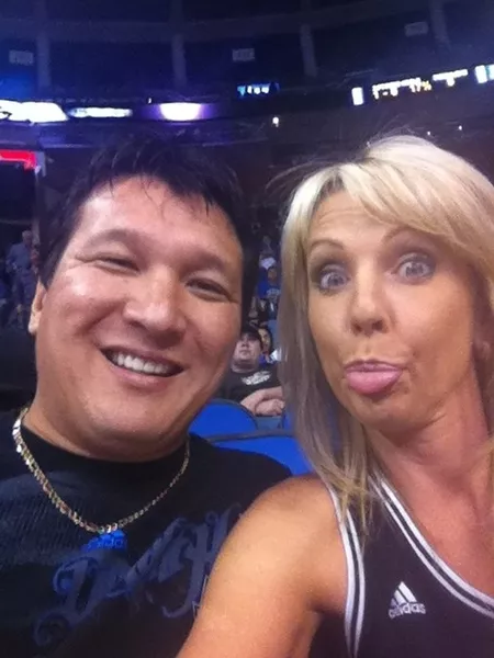 Having fun at the game! posted by ilguy4cpl