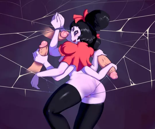 Having fun in her web by daphometisgone