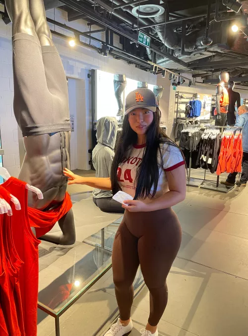 Having fun in Nike town. by yoyowooh