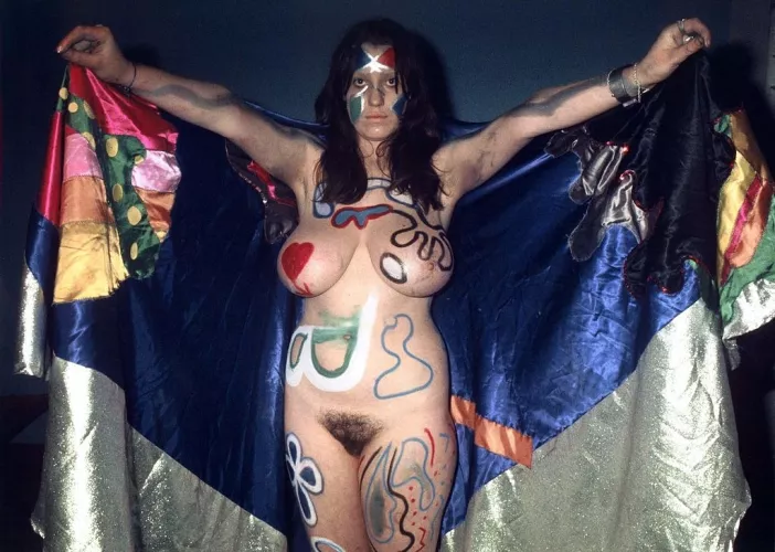 Hawkwind dancer Stacia Blake in 1972 - photo by Jorgen Angel by sussoutthemoon