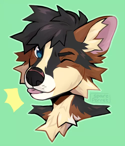 he blep (by spareferret on twitter) by bonusweasel