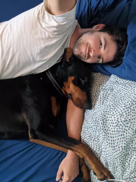 He likes being the little spoon by PotterDoater