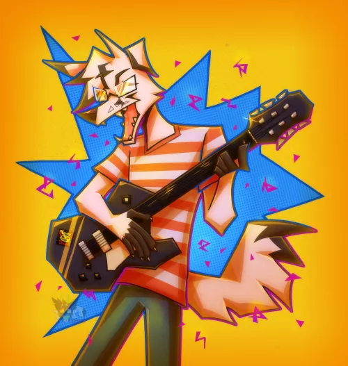 He screams [art by @blacky_888 on instagram] by Cobalt27_9