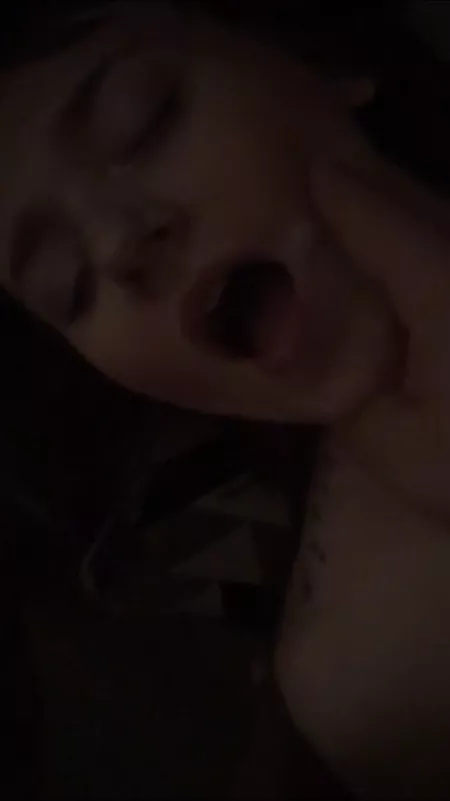 He won’t let me miss a drop.. 💧 by kittykatlikestoplay