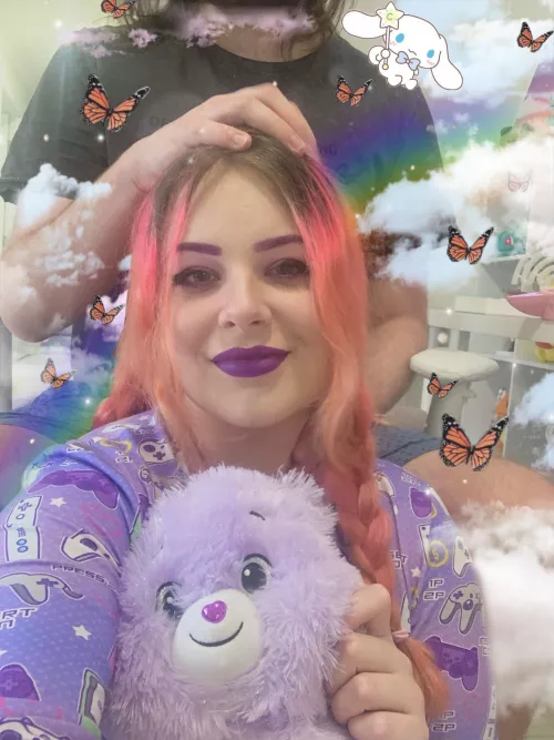 headpats from Daddy make this little girl very happy! :3 by isobellie7