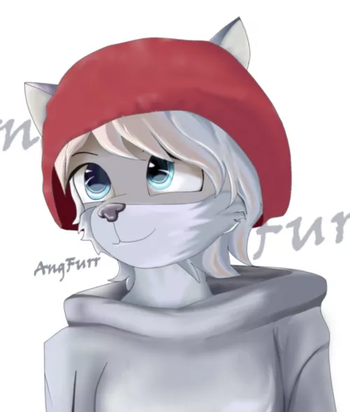 headshot furry! how's it going? by angfurr