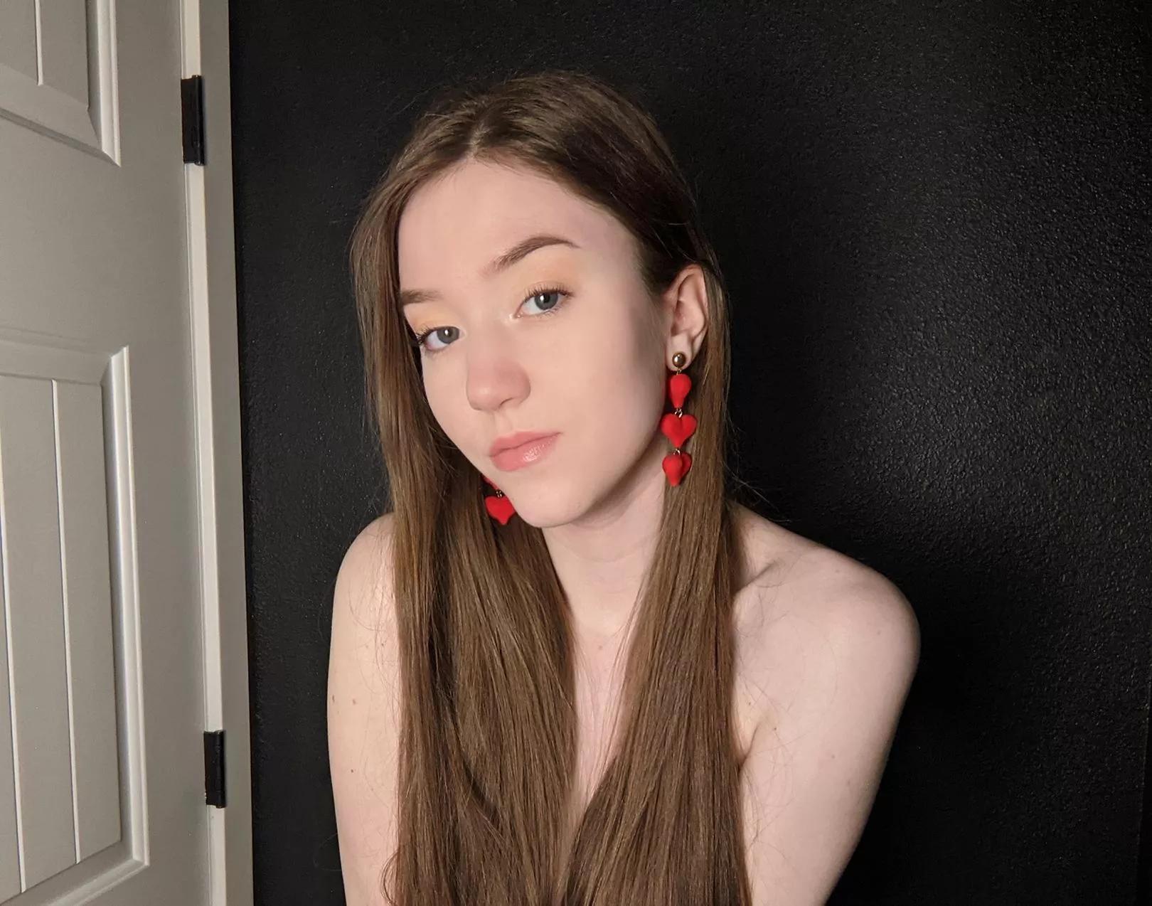 Heart earrings for Valentine's Day 🥰 posted by jade_love_12345