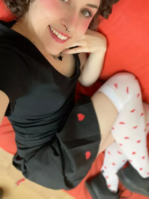 Heart thigh highs. by ashleyymaeve