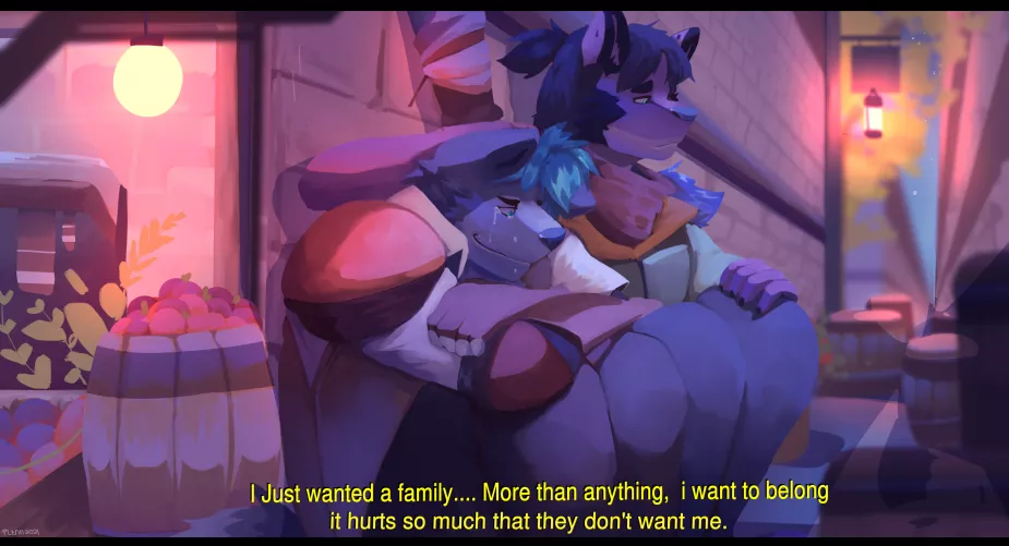 Heart to Heart ~~ a fanart for 'Winds of Change' by Klace! by plennj