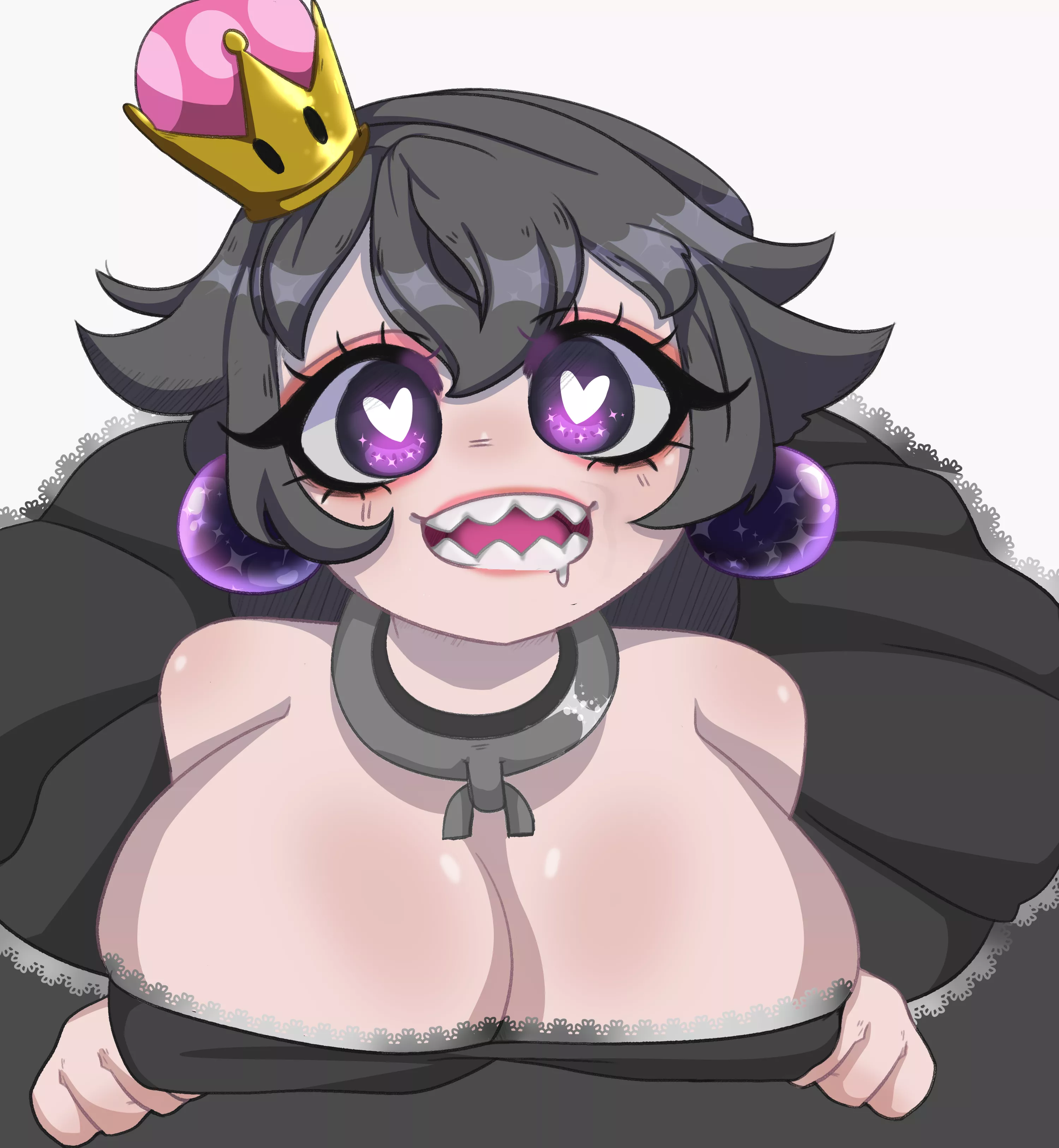 Heart-eyed Chompette by @SelouFawn 🌸 posted by literallyfabian