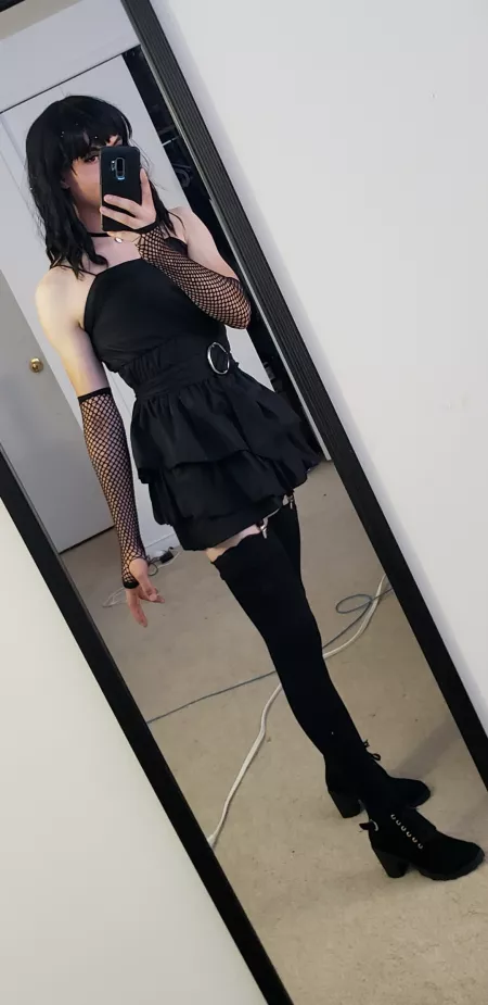 Heel booties!!! 💙🖤 by AGurlSometimes1