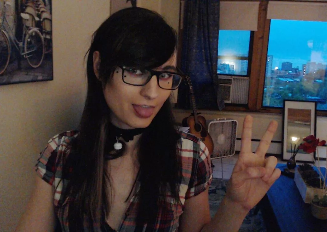 Heh.. not wearing black for once 😅 posted by AvaShade