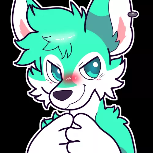 hehehe he's scheming <commission for colgate, art by me @spookyfoxinc on twitter> by spookyfoxinc