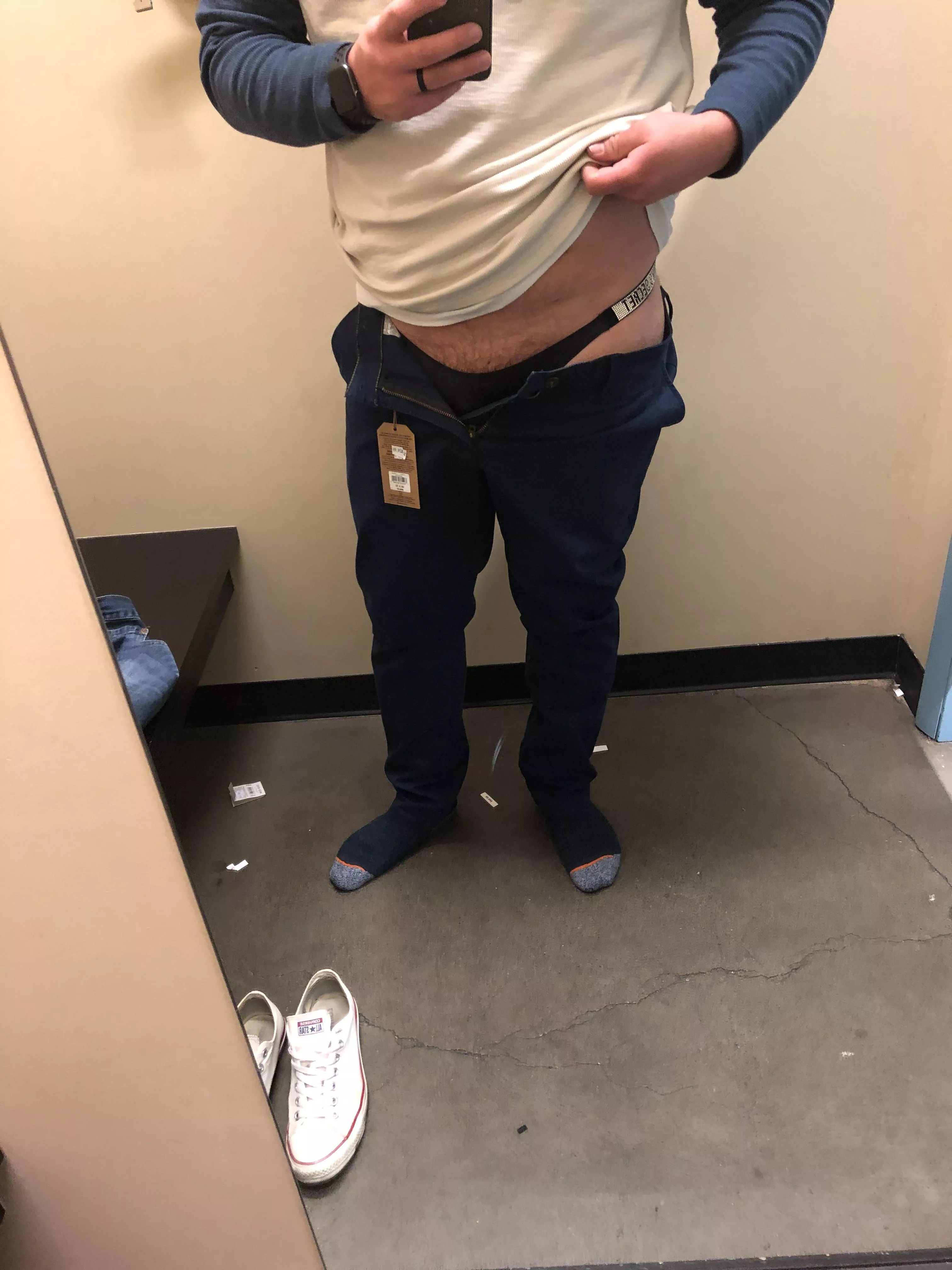 Hello all, took this when I was out shopping with the wife a few months back. It’s a lot easier when you both share a panty drawer posted by Guilty-Sir7256