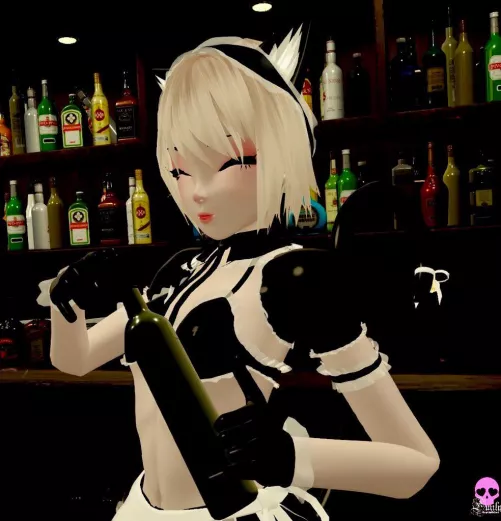 Hello everyone, I was not on the schedule today, but I’m here! And you don’t think this bottle has a very interesting shape😈Welcome to my vulgar bar😎 https://chaturbate.com/emyliveshow by EmyLiveShow