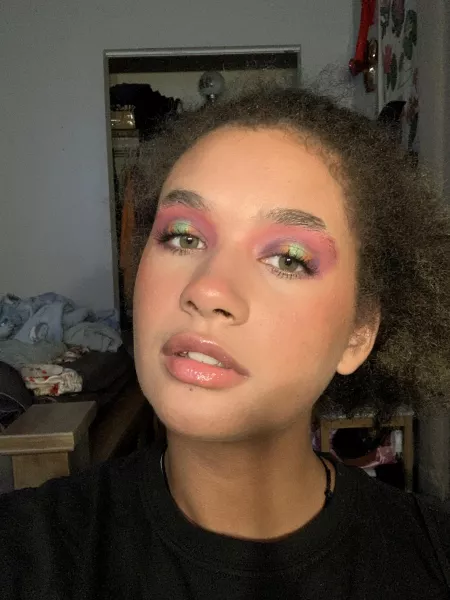 Hello!! Todays crazy makeup look! by Opening_Plan5965