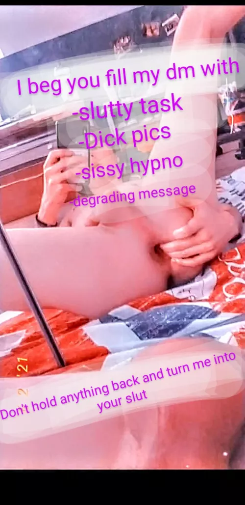 Help me i'm so horny and I'm such a pathetic sissy slut by sissy_cleoh