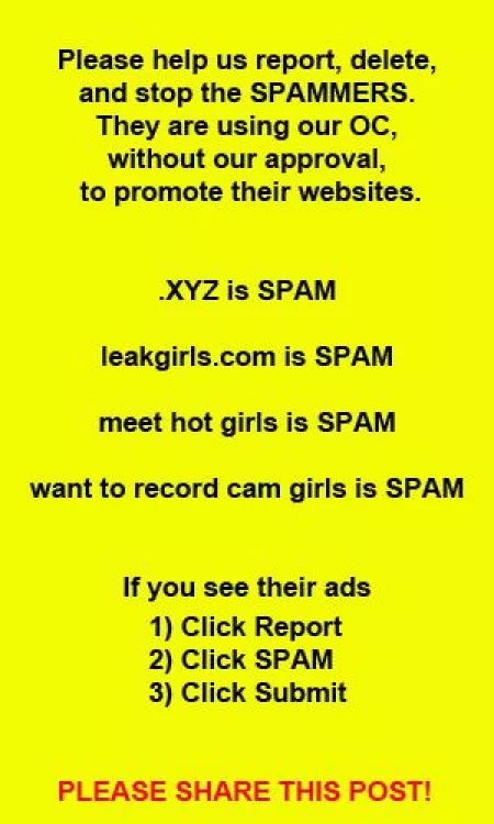 Help us stop the SPAM! by gostoso1969