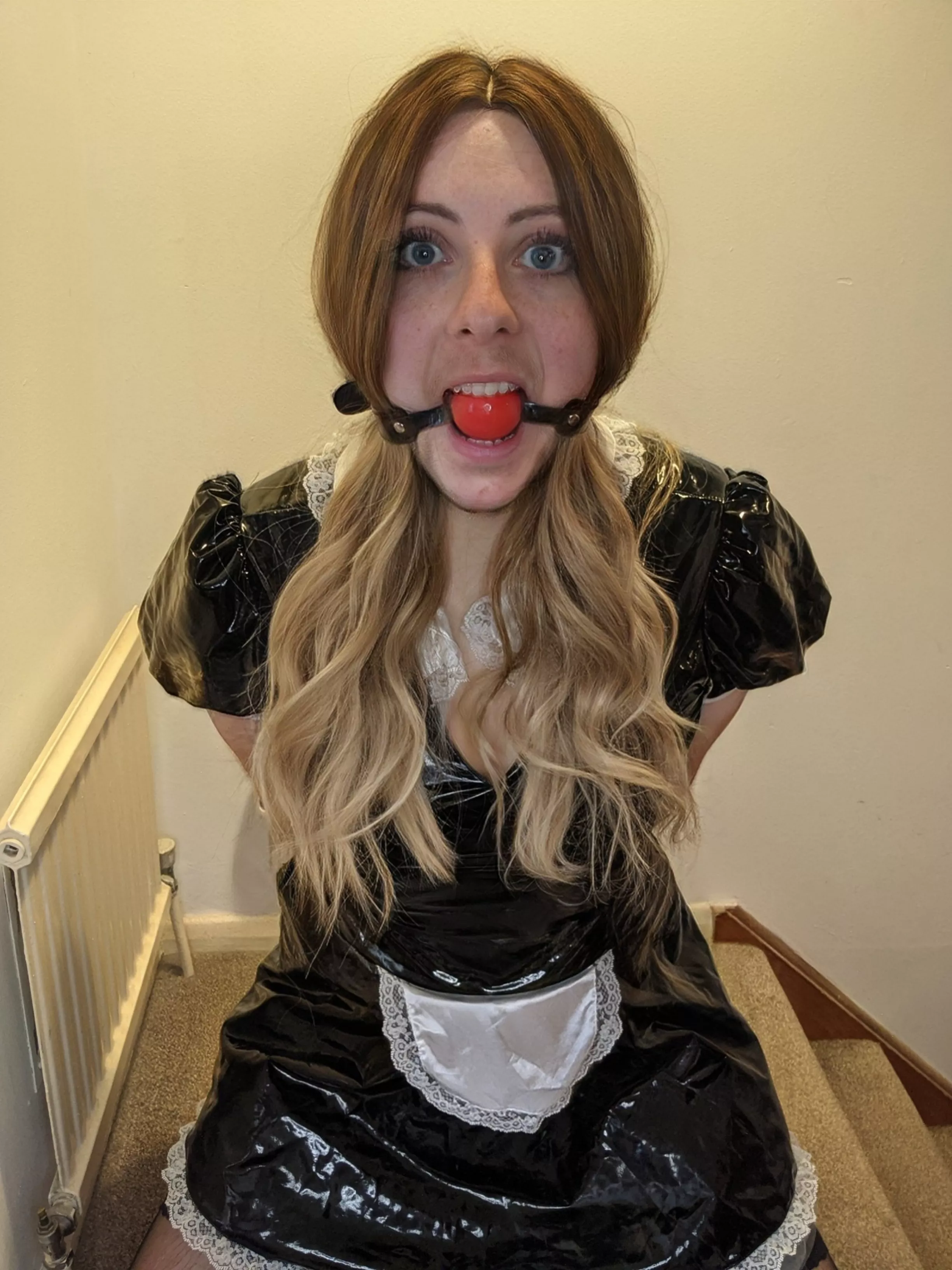 Helplessness = Happiness 😈 posted by BDSMPony