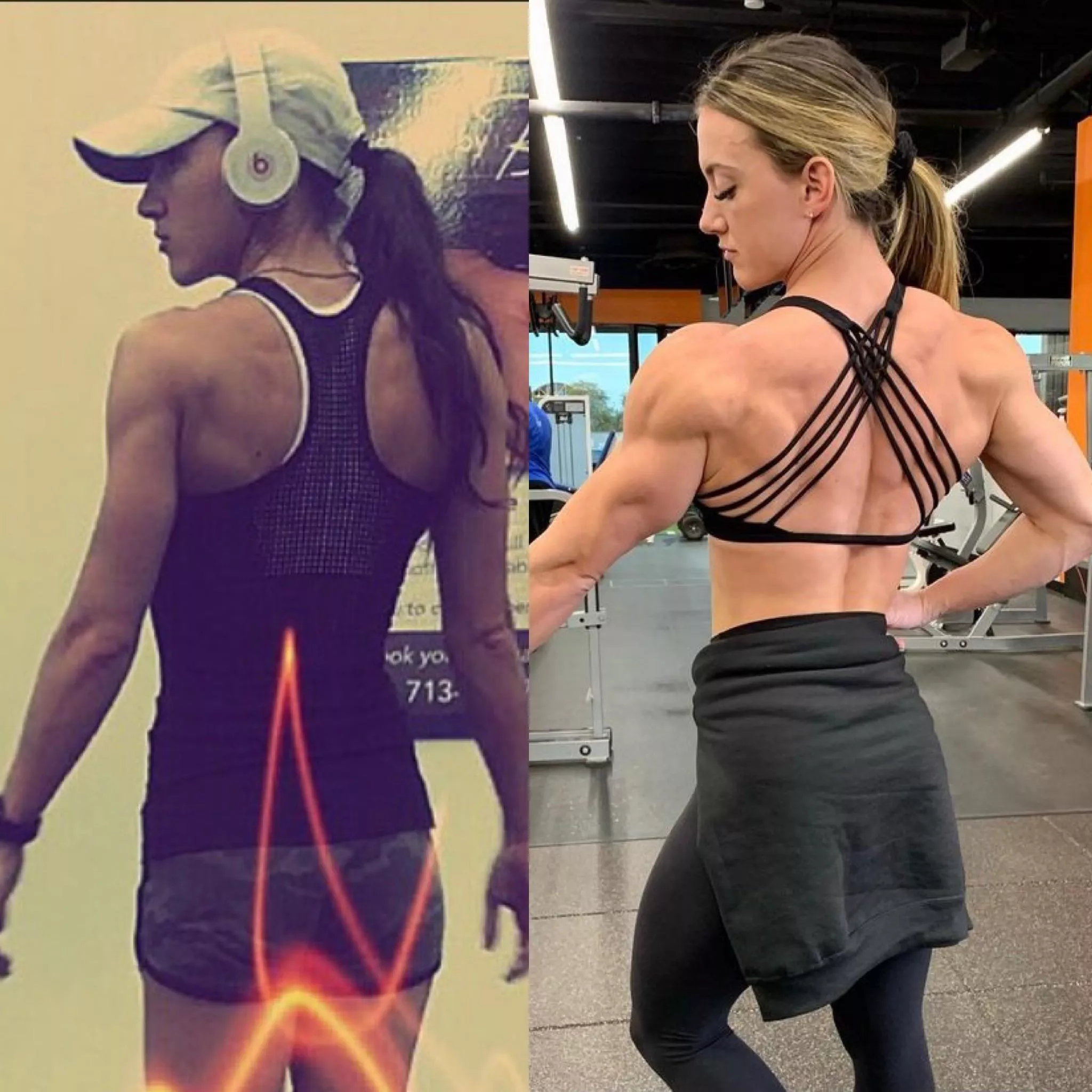 Her back exploded with gains posted by gorillabumper