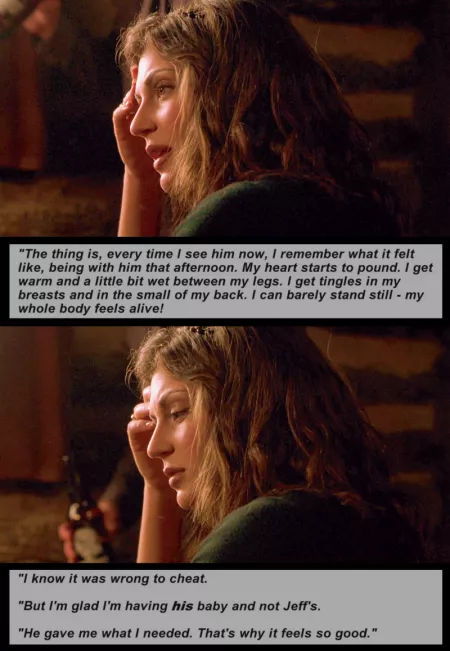 Her Body Knows Where To Get The Best Sperm