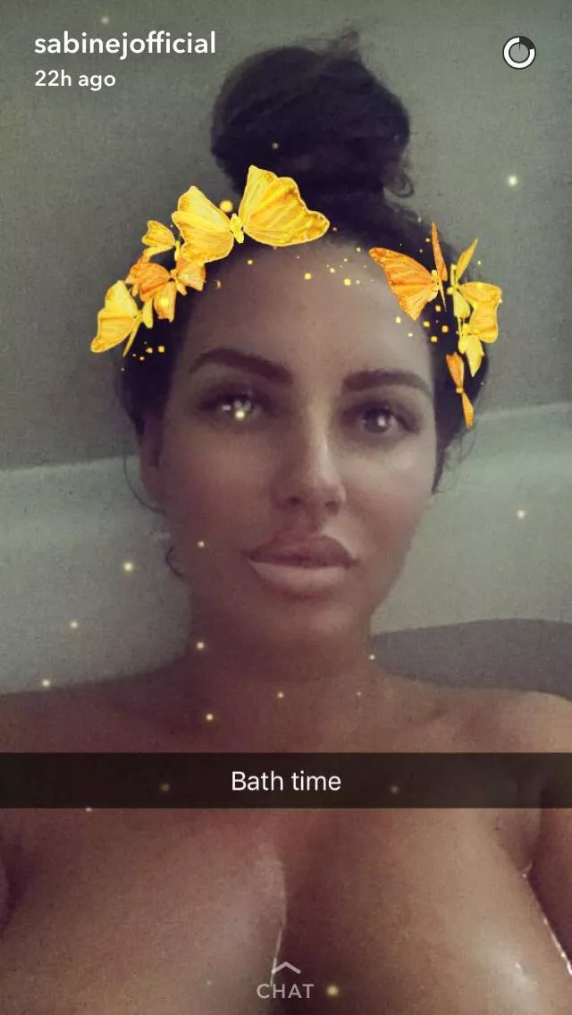 Her cleavage in the bath is a treat. posted by OvisOffice