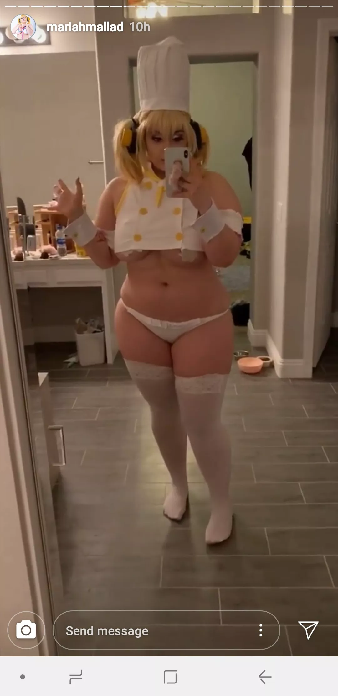 Her feed from today posted by vanillagorilla25