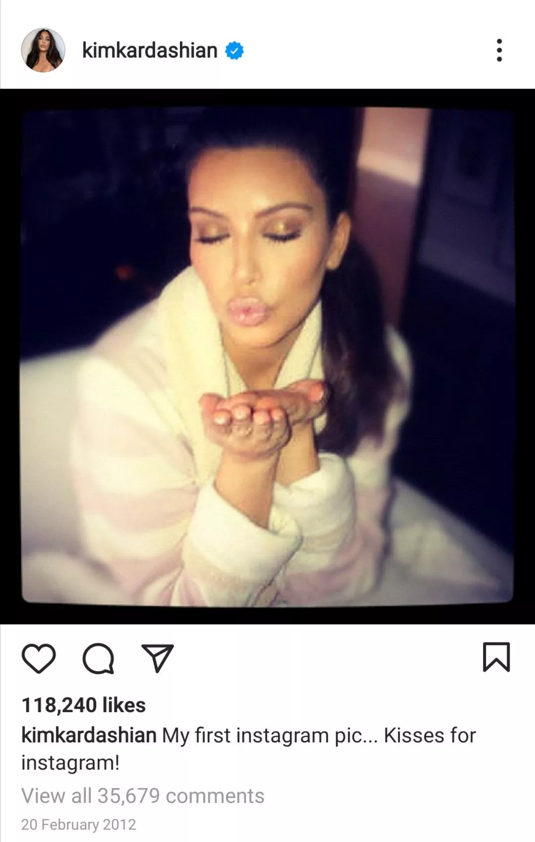 Her first ever Instagram post posted by scblc93