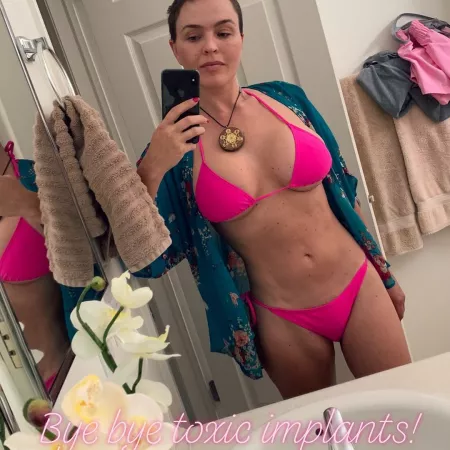 Her latest post on Instagram , her breast going soon to be legend . May be she quit porn by faizan36