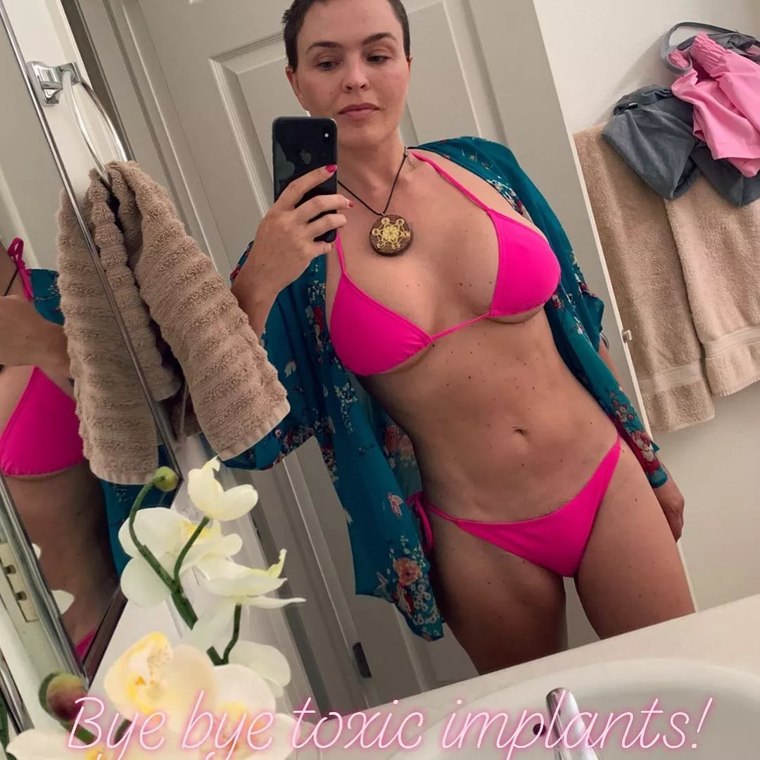 Her latest post on Instagram , her breast going soon to be legend . May be she quit porn posted by faizan36