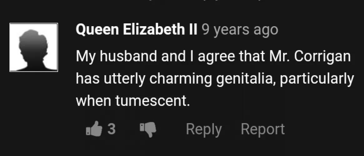 Her Majesty apparently prefers XVideos by StolenSkittles