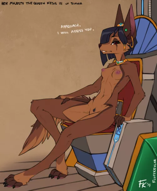 Her majesty [F] (fluff-kevlar) by jpg_enjoyer