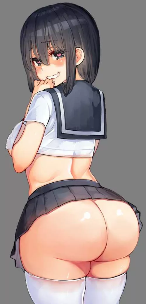 Her skirt can't hade her perfect fat ass by No_Copy_7478