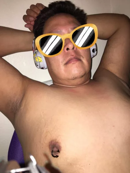 Here are my pits, if you can squint you can make out some sparse pubes. by AbqDineOut