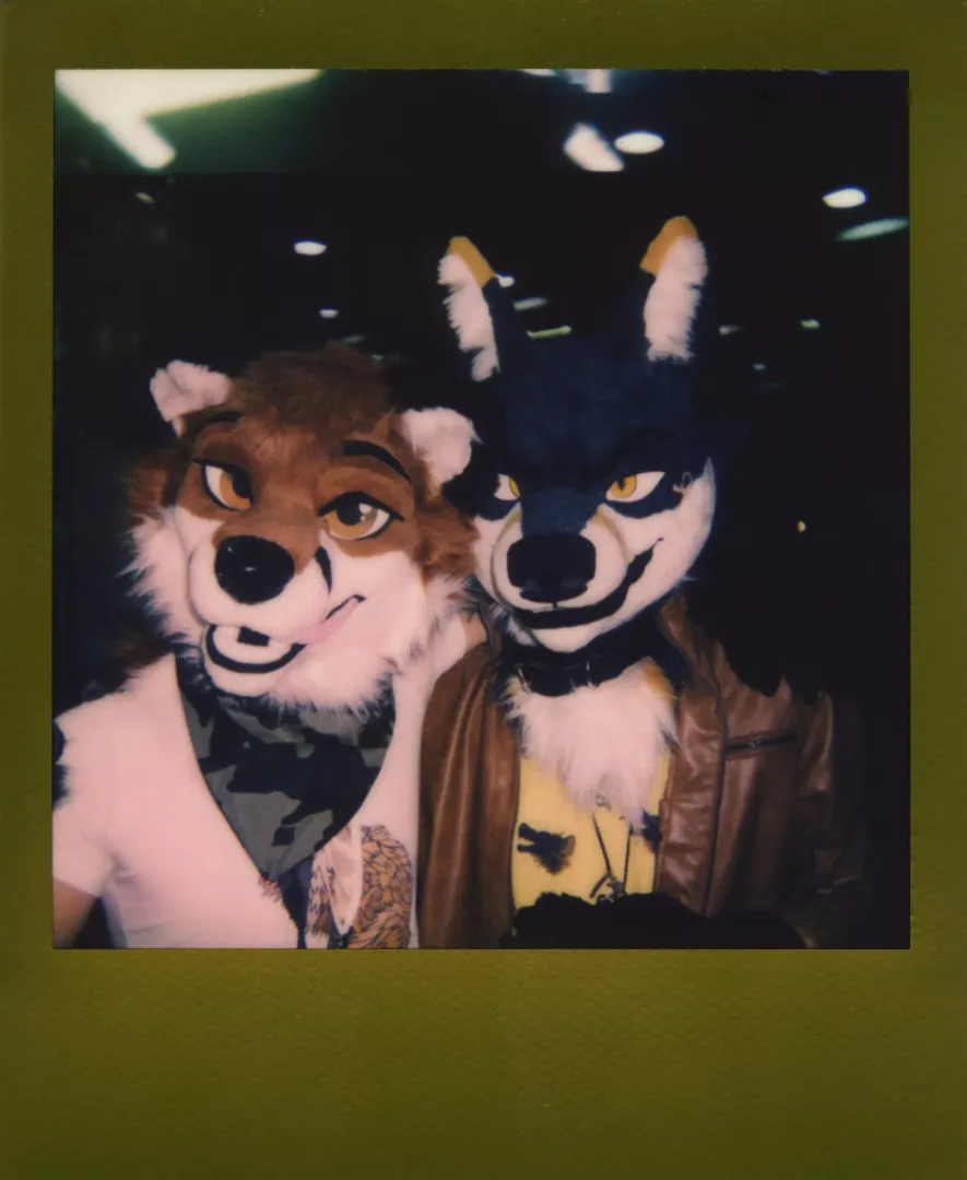 Here Is a polaroid I took at MFF! Need help with who they are. posted by InvalidFilm