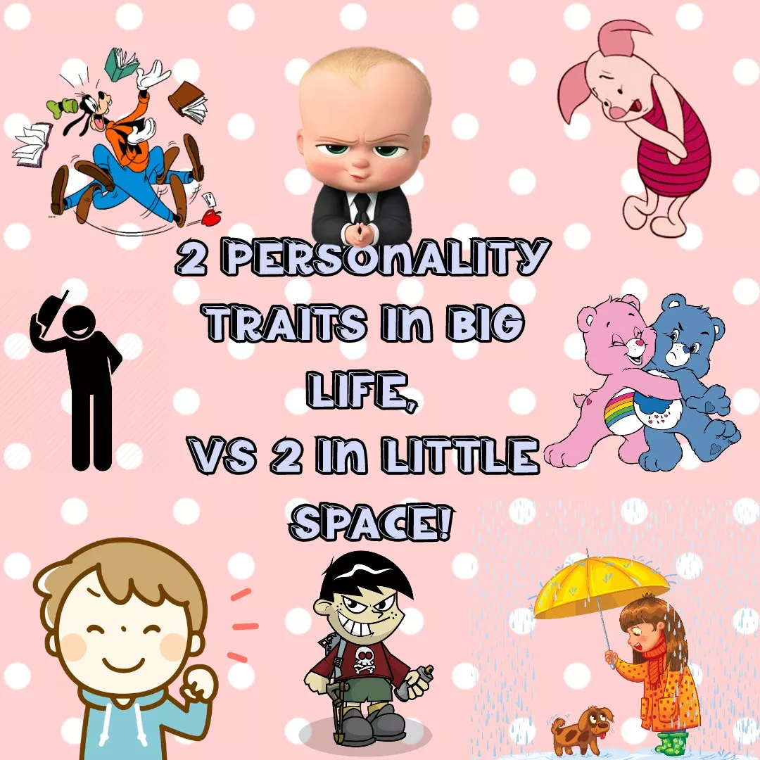 💖🌻 Here is one to test! Can you think of 2 personality traits you have in big life, vs 2 in little space? Is there a difference? Mommy would love to see your answers! 🌻💖 posted by Soft_Bullfrog