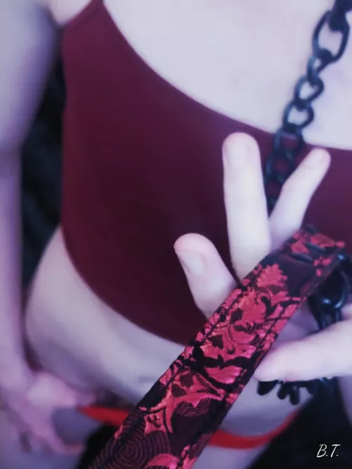 Here the lead mistress, yes mistress I put the plug in🥺😣 by BowtiedTwink